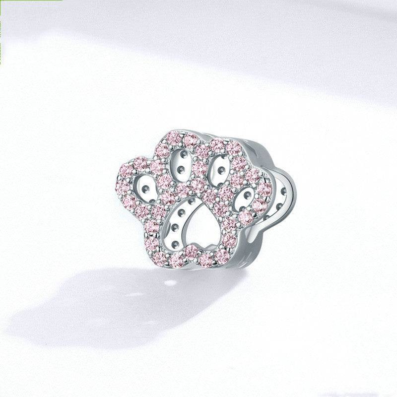 Close-up of Pink Paw Charm