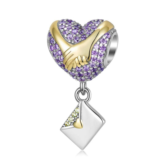 Close-up of Love Letter Charm