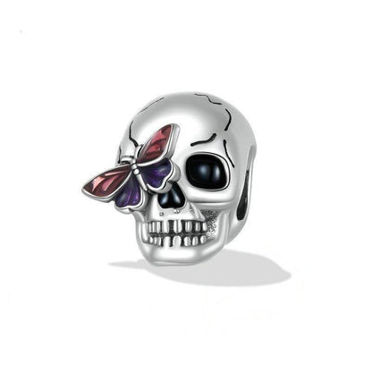 Retro Skull Charm