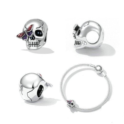 Retro Skull Charm