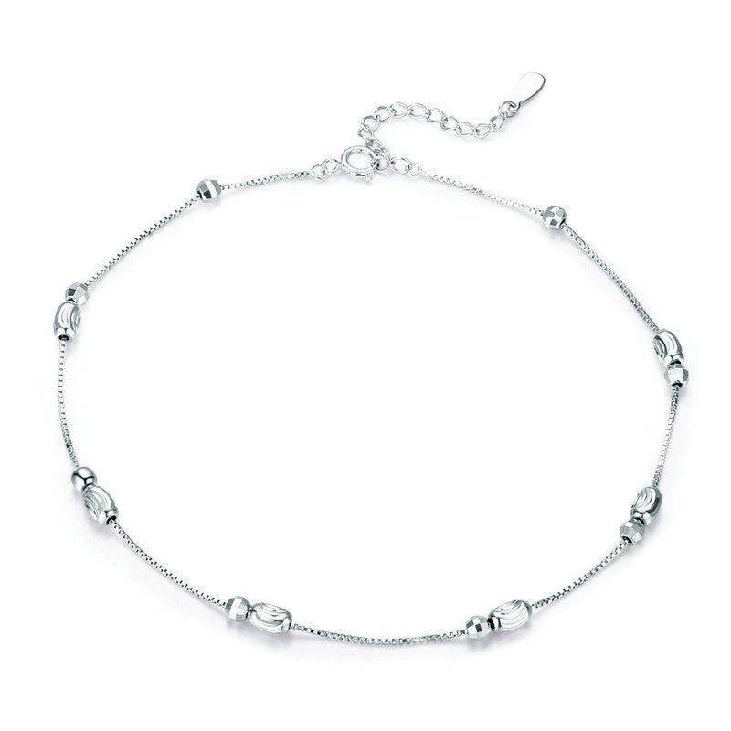 Simple Sterling Silver AnkletANKLET